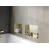 Mexen X-Wall-NR recessed shelf without flange 45 x 30 cm, brushed gold - 1951453010