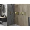 Mexen X-Wall-NR recessed shelf without flange 45 x 20 cm, brushed gold - 1951452010