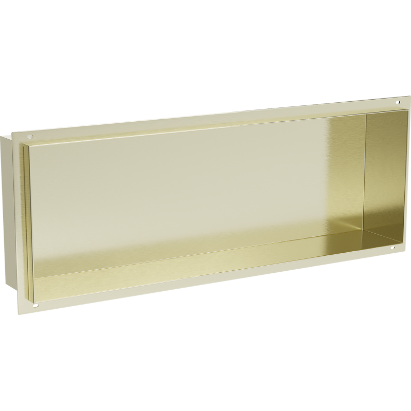 Mexen X-Wall-NR niche shelf without flange 60 x 20 cm, brushed gold - 1951602010