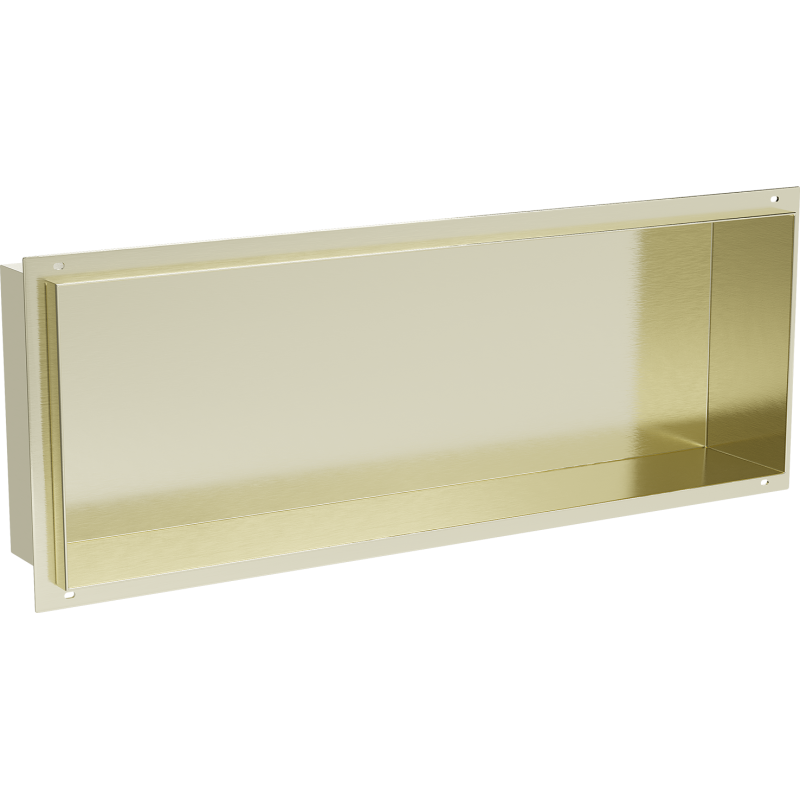 Mexen X-Wall-NR recessed shelf without flange 60 x 20 cm, brushed gold - 1951602010