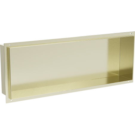 Mexen X-Wall-NR recessed shelf without flange 60 x 20 cm, brushed gold - 1951602010