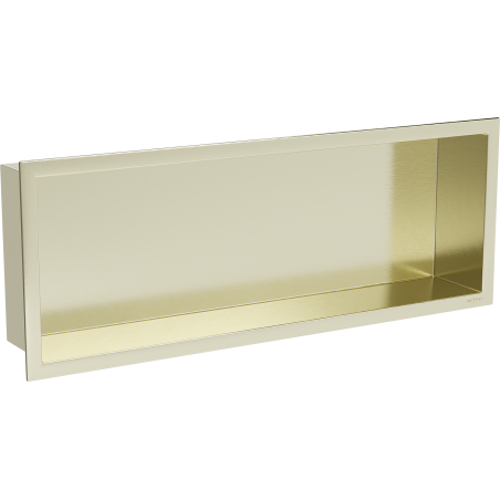 Mexen X-Wall-R recessed shelf with flange 60 x 20 cm, brushed gold - 1950602010