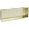 Mexen X-Wall-R recessed shelf with flange 60 x 20 cm, brushed gold - 1950602010