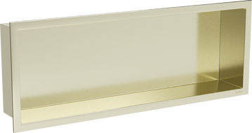 Mexen X-Wall-R recessed shelf with flange 60 x 20 cm, brushed gold - 1950602010