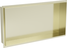 Mexen X-Wall-NR recessed shelf without flange 60 x 30 cm, brushed gold - 1951603010
