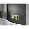 Mexen X-Wall-R recessed shelf with flange 60 x 20 cm, brushed gold - 1950602010