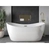 Mexen X-Wall-NR recessed shelf without flange 60 x 30 cm, brushed gold - 1951603010