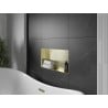 Mexen X-Wall-NR recessed shelf without flange 60 x 30 cm, brushed gold - 1951603010