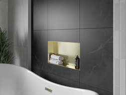 Mexen X-Wall-NR recessed shelf without a flange 60 x 30 cm, Gold - 1951603010