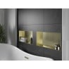 Mexen X-Wall-NR recessed shelf without flange 60 x 30 cm, brushed gold - 1951603010