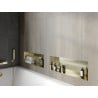 Mexen X-Wall-NR recessed shelf without flange 60 x 20 cm, brushed gold - 1951602010
