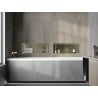 Mexen X-Wall-R recessed shelf with flange 60 x 20 cm, brushed gold - 1950602010