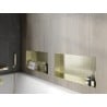 Mexen X-Wall-NR recessed shelf without flange 60 x 30 cm, brushed gold - 1951603010