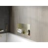 Mexen X-Wall-NR recessed shelf without flange 60 x 30 cm, brushed gold - 1951603010