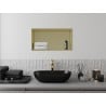 Mexen X-Wall-R recessed shelf with flange 60 x 30 cm, brushed gold - 1950603010