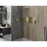 Mexen X-Wall-NR recessed shelf without flange 60 x 30 cm, brushed gold - 1951603010