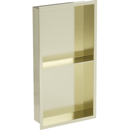 Mexen X-Wall-R recessed shelf with flange and shelf 60 x 30 cm, brushed gold - 1950603010S