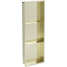 Mexen X-Wall-R niche shelf with flange and shelf 90 x 30 cm, brushed gold - 1950903010S