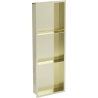 Mexen X-Wall-R recessed shelf with flange and shelf 90 x 30 cm, brushed gold - 1950903010S