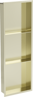 Mexen X-Wall-R recessed shelf with flange and shelf 90 x 30 cm, brushed gold - 1950903010S