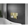 Mexen X-Wall-NR recess shelf without flange with shelf 60 x 30 cm, brushed gold - 1951603010S