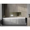 Mexen X-Wall-R niche shelf with flange and shelf 90 x 30 cm, brushed gold - 1950903010S