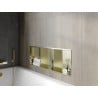 Mexen X-Wall-R niche shelf with flange and shelf 90 x 30 cm, brushed gold - 1950903010S