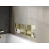 Mexen X-Wall-NR recessed shelf without flange with shelf 90 x 30 cm, brushed gold - 1951903010S