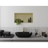 Mexen X-Wall-R recessed shelf with flange and shelf 60 x 30 cm, brushed gold - 1950603010S