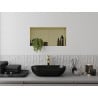 Mexen X-Wall-NR recessed shelf with a flange and shelf 60 x 30 cm, Gold - 1951603010S