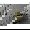 Mexen X-Wall-R shower niche with flange and shelf 60 x 30 cm, Gold - 1950603010S