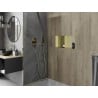 Mexen X-Wall-NR recess shelf without flange with shelf 60 x 30 cm, brushed gold - 1951603010S
