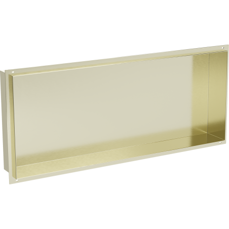 Mexen X-Wall-NR recessed shelf without flange 75 x 30 cm, brushed gold - 1951753010