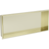 Mexen X-Wall-NR recessed shelf without flange 75 x 30 cm, brushed gold - 1951753010
