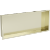 Mexen X-Wall-R recessed shelf with flange 75 x 30 cm, brushed gold - 1950753010