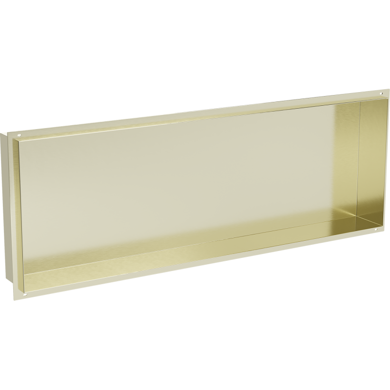 Mexen X-Wall-NR niche shelf without flange 90 x 30 cm, brushed gold - 1951903010