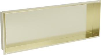 Mexen X-Wall-NR recessed shelf without flange 90 x 30 cm, brushed gold - 1951903010