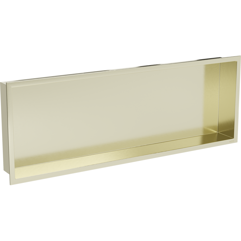 Mexen X-Wall-R shower niche with flange 90 x 30 cm, Gold - 1950903010