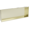 Mexen X-Wall-R recessed shelf with flange 90 x 30 cm, brushed gold - 1950903010