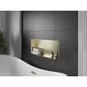 Mexen X-Wall-NR recessed shelf without flange 75 x 30 cm, brushed gold - 1951753010