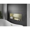 Mexen X-Wall-NR recessed shelf without flange 90 x 30 cm, brushed gold - 1951903010