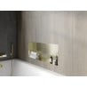 Mexen X-Wall-NR recessed shelf without flange 75 x 30 cm, brushed gold - 1951753010