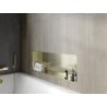Mexen X-Wall-NR recessed shelf without flange 90 x 30 cm, brushed gold - 1951903010