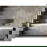 Mexen X-Wall-R shower niche with flange 90 x 30 cm, Gold - 1950903010
