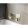 Mexen X-Wall-R recessed shelf with flange 90 x 30 cm, brushed gold - 1950903010