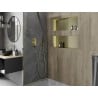 Mexen X-Wall-NR recessed shelf without flange 75 x 30 cm, brushed gold - 1951753010