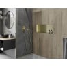 Mexen X-Wall-NR niche shelf without flange 75 x 30 cm, brushed gold - 1951753010