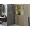 Mexen X-Wall-R shower niche with flange 75 x 30 cm, Gold - 1950753010