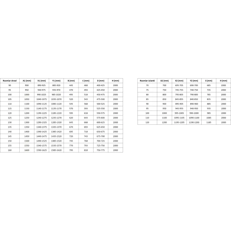 Mexen Rox sliding shower cabin 105 x 120 cm, transparent, chrome - 8C2-105-120-01-00