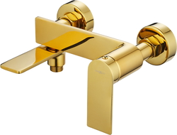 Mexen Zero bathtub mixer tap, Gold - 71130-50
